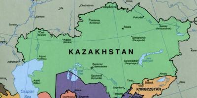 Karta almaty i Kazakstan